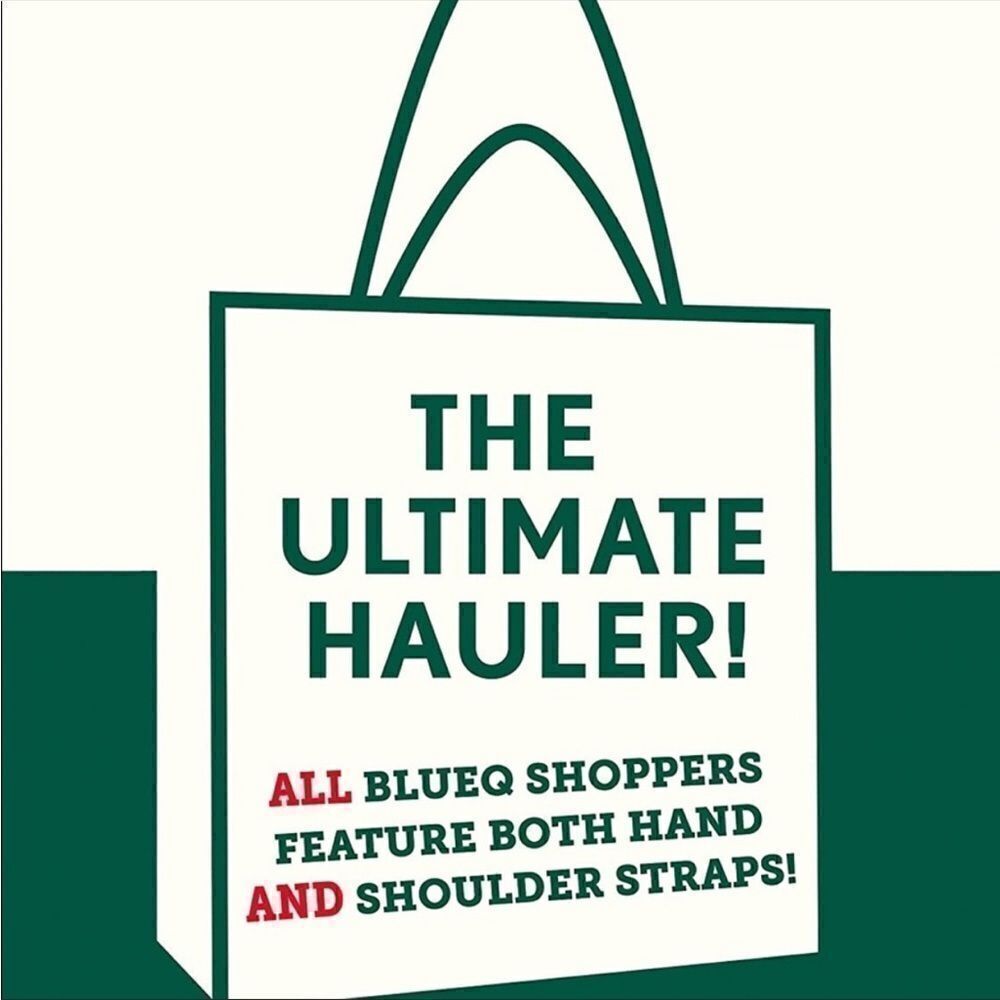 Blue Q Shopper Plastic Tote  Bag - I Love This Town Home Pride Recycled - Picture 12 of 16